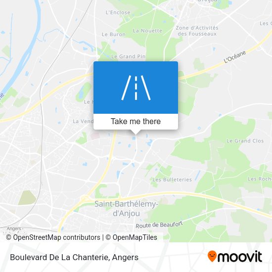Boulevard De La Chanterie map
