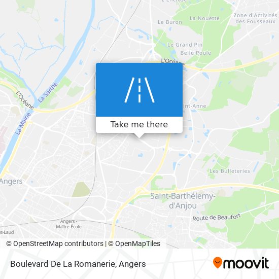 Boulevard De La Romanerie map