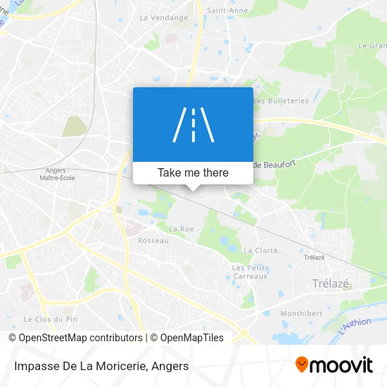 Impasse De La Moricerie map