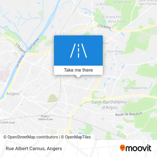 Rue Albert Camus map