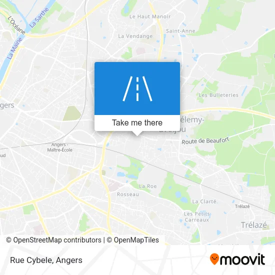 Rue Cybele map