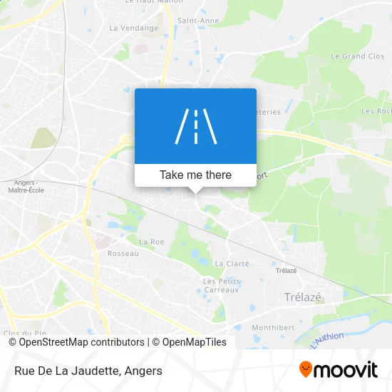Rue De La Jaudette map