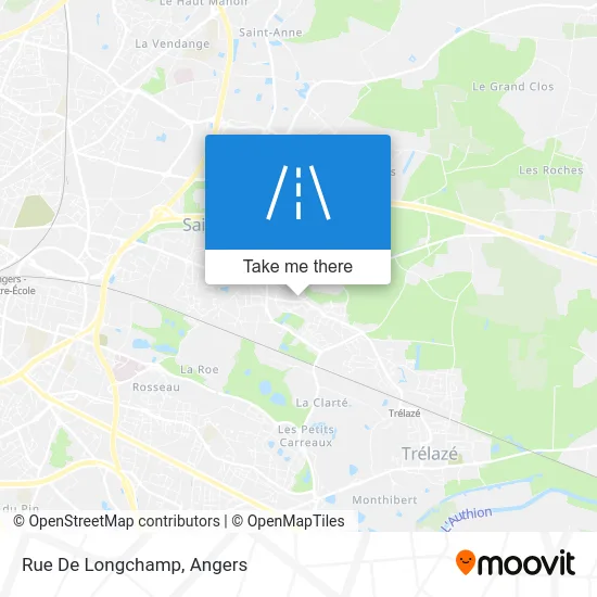 Mapa Rue De Longchamp