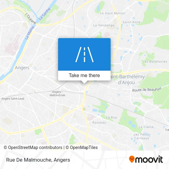 Rue De Malmouche map