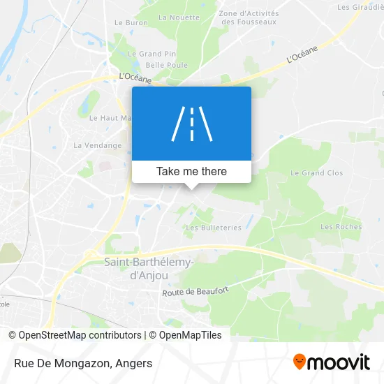 Rue De Mongazon map