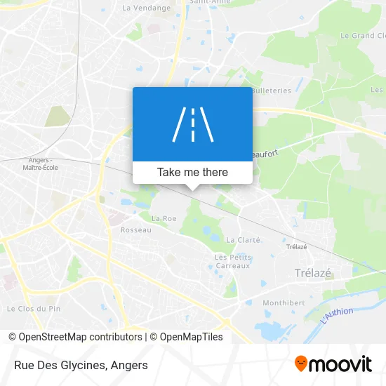 Rue Des Glycines map