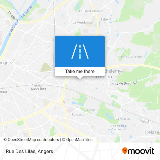 Rue Des Lilas map