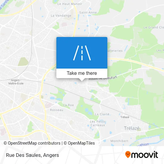 Rue Des Saules map