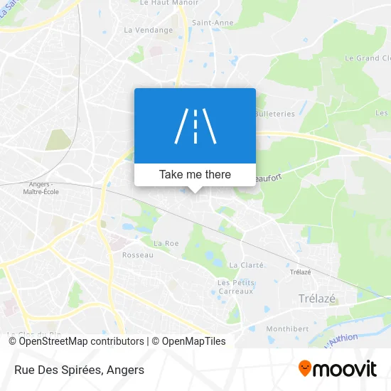 Rue Des Spirées map