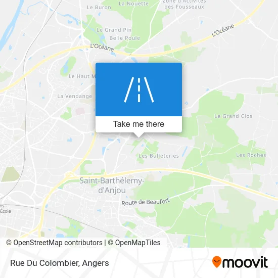 Mapa Rue Du Colombier