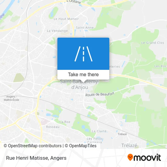 Rue Henri Matisse map