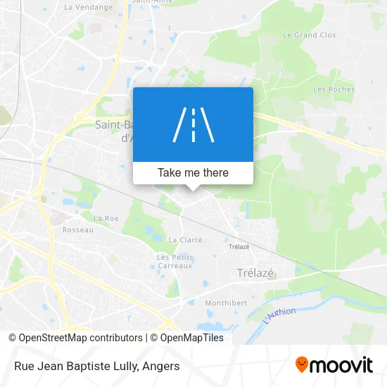 Rue Jean Baptiste Lully map