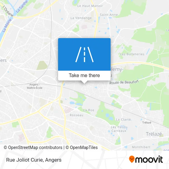 Rue Joliot Curie map
