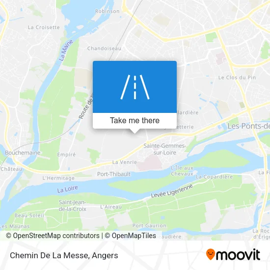 Chemin De La Messe map