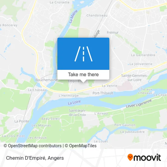 Chemin D'Empiré map