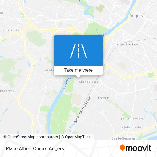 Place Albert Cheux map