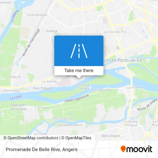 Promenade De Belle Rive map