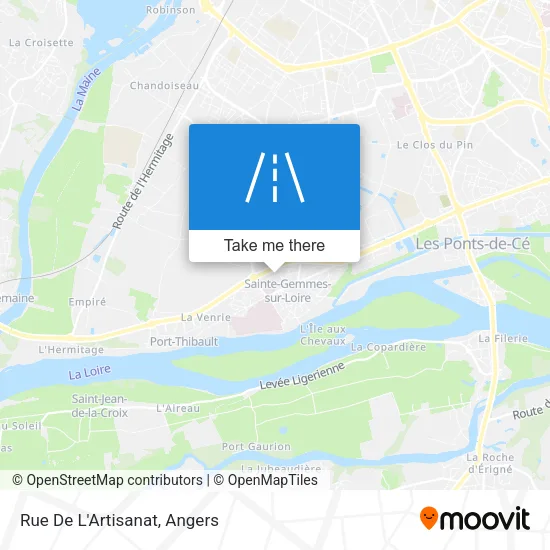 Rue De L'Artisanat map