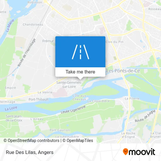 Rue Des Lilas map