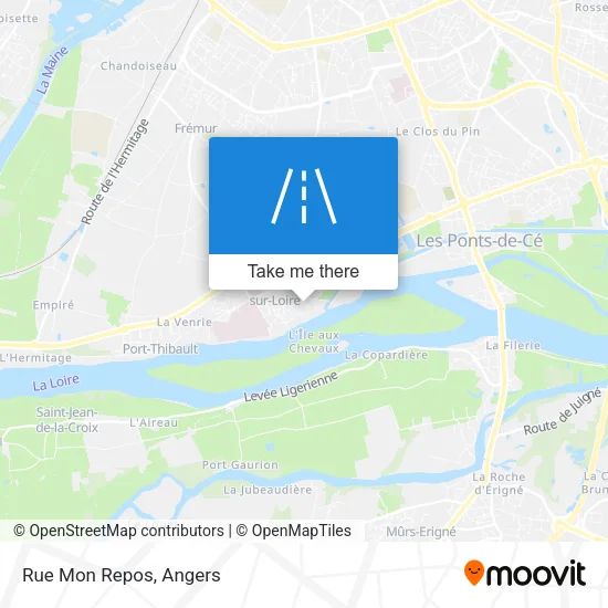 Rue Mon Repos map