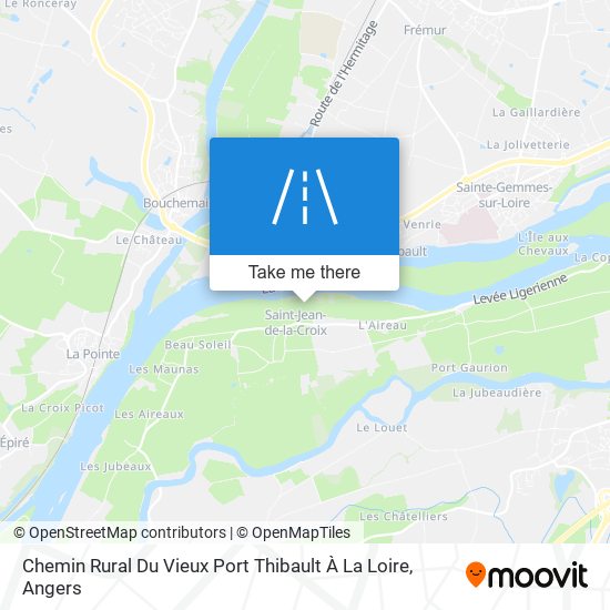 Chemin Rural Du Vieux Port Thibault À La Loire map