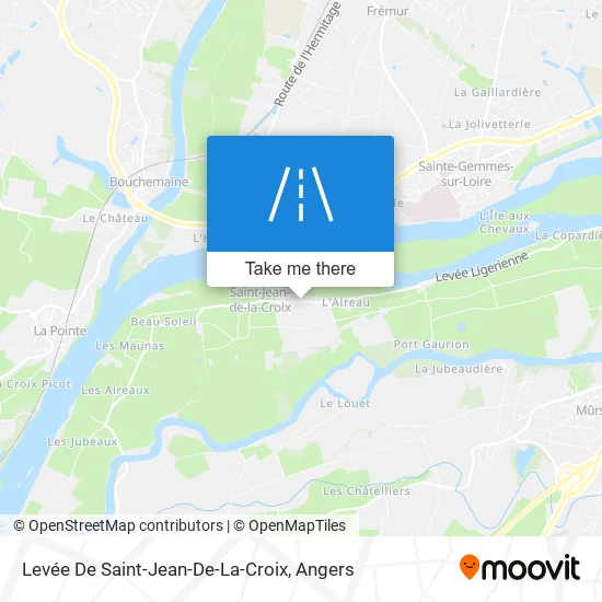 Levée De Saint-Jean-De-La-Croix map