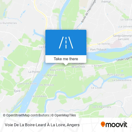 Voie De La Boire-Leard À La Loire map