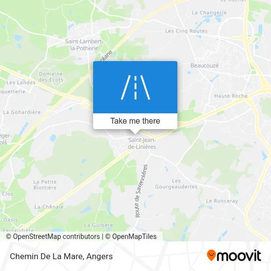 Chemin De La Mare map