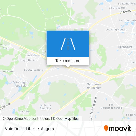 Voie De La Liberté map