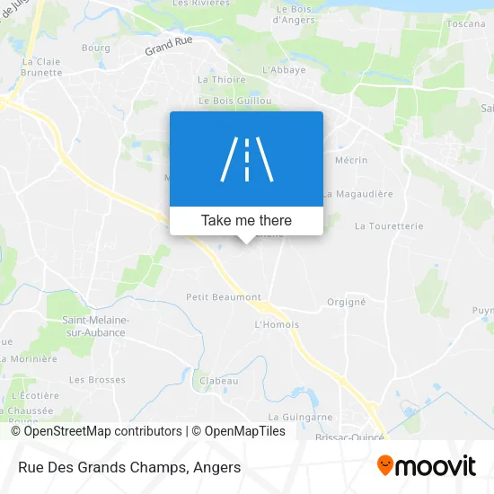Rue Des Grands Champs map