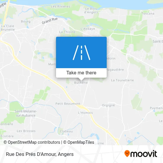 Rue Des Prés D'Amour map