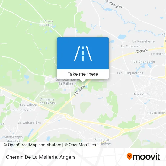 Chemin De La Mallerie map