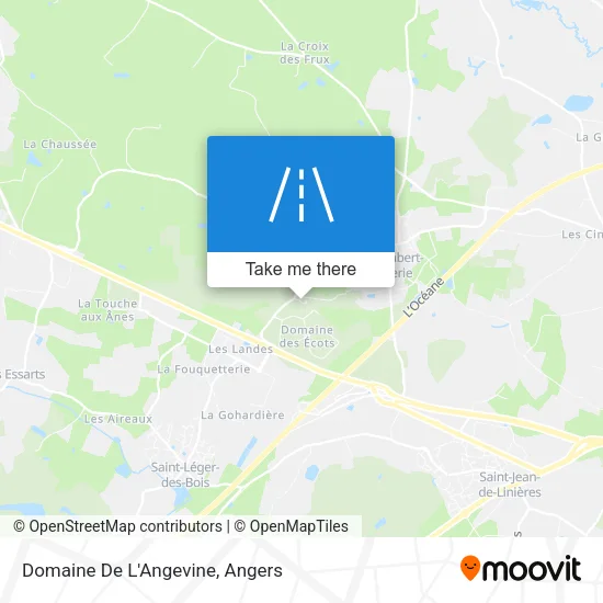 Domaine De L'Angevine map