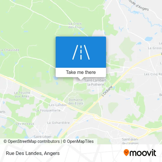 Rue Des Landes map
