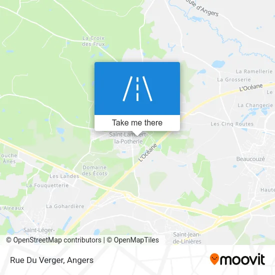 Rue Du Verger map
