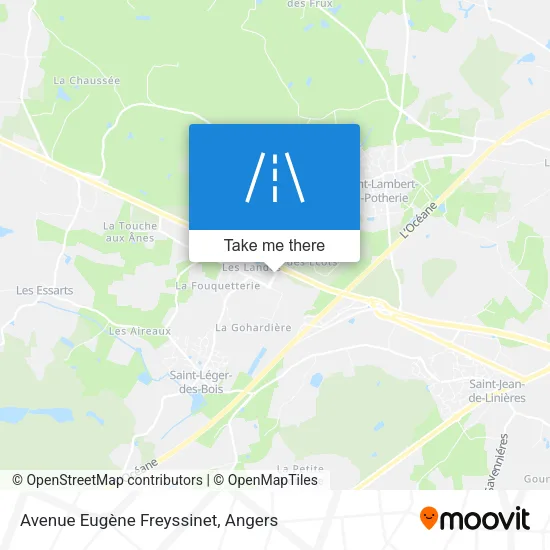 Avenue Eugène Freyssinet map