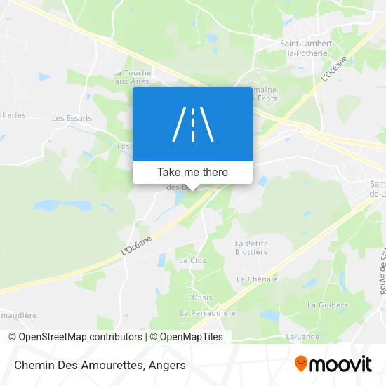 Chemin Des Amourettes map
