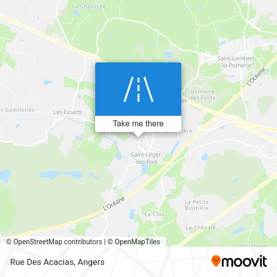 Rue Des Acacias map