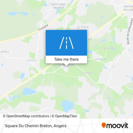 Square Du Chemin Breton map