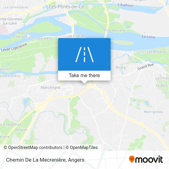 Chemin De La Mecrenière map