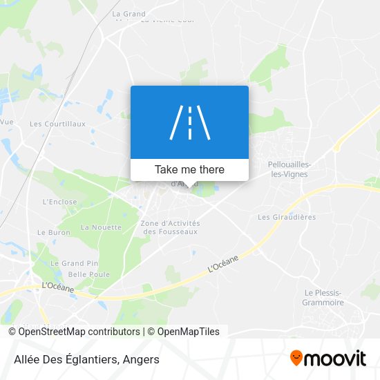 Allée Des Églantiers map