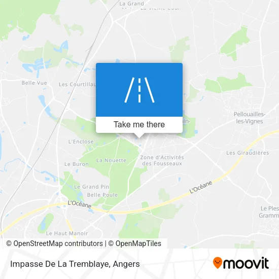 Impasse De La Tremblaye map