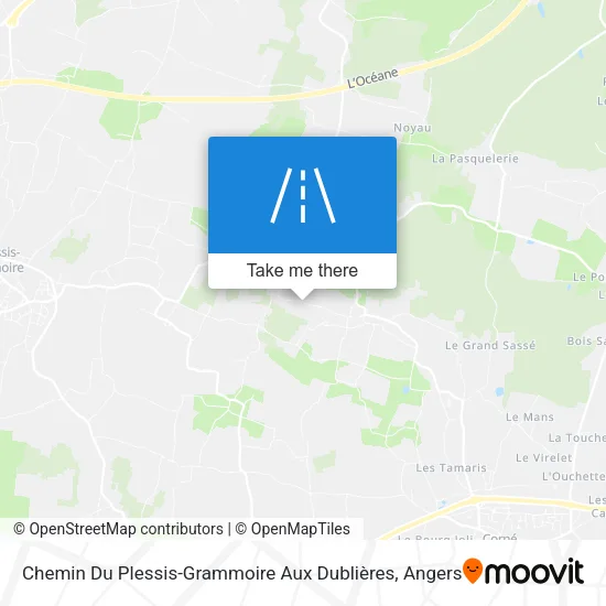 Chemin Du Plessis-Grammoire Aux Dublières map