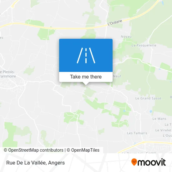Rue De La Vallée map
