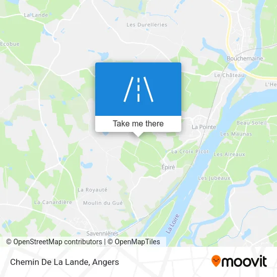 Chemin De La Lande map