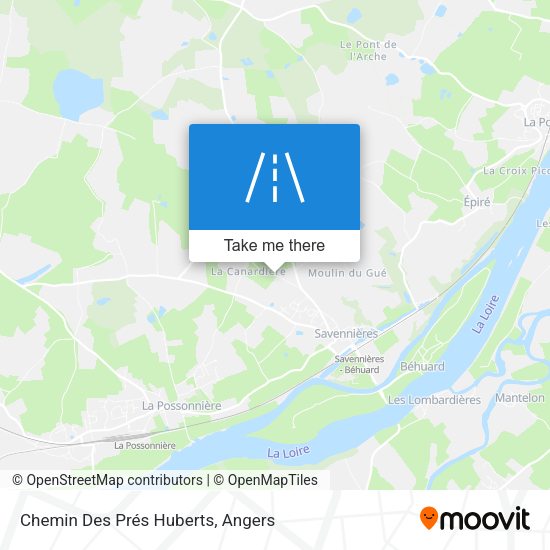 Chemin Des Prés Huberts map