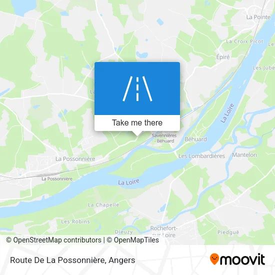 Route De La Possonnière map