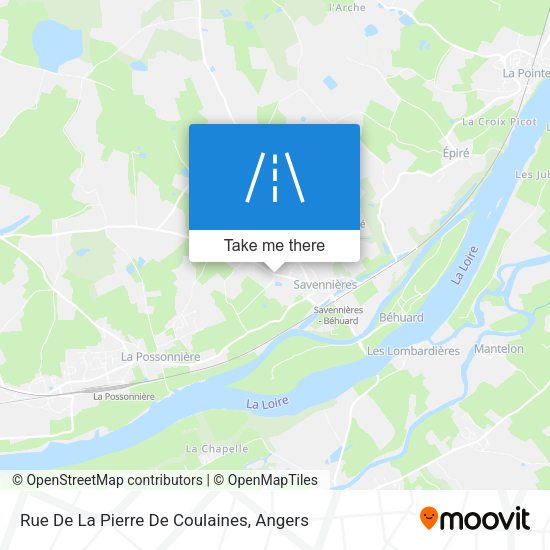 Rue De La Pierre De Coulaines map