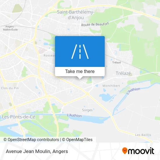 Avenue Jean Moulin map