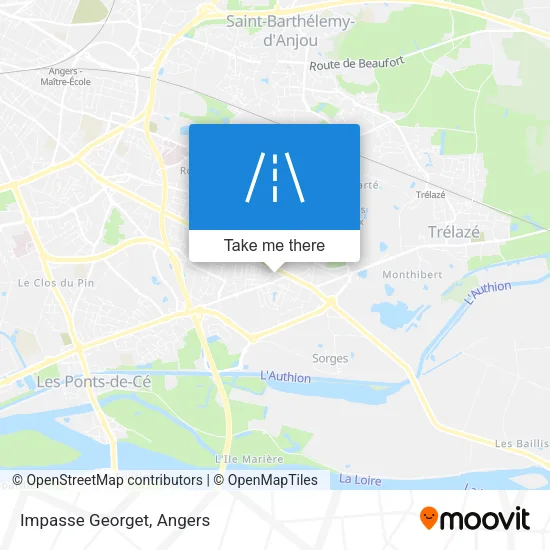 Impasse Georget map